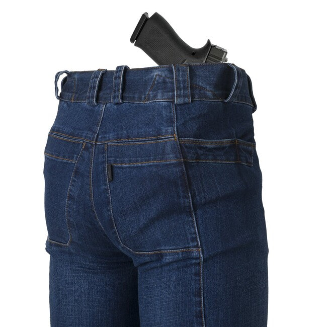 Helikon-Tex COVERT Tactical Pants, Denim Mid, Vintage Worn Blue