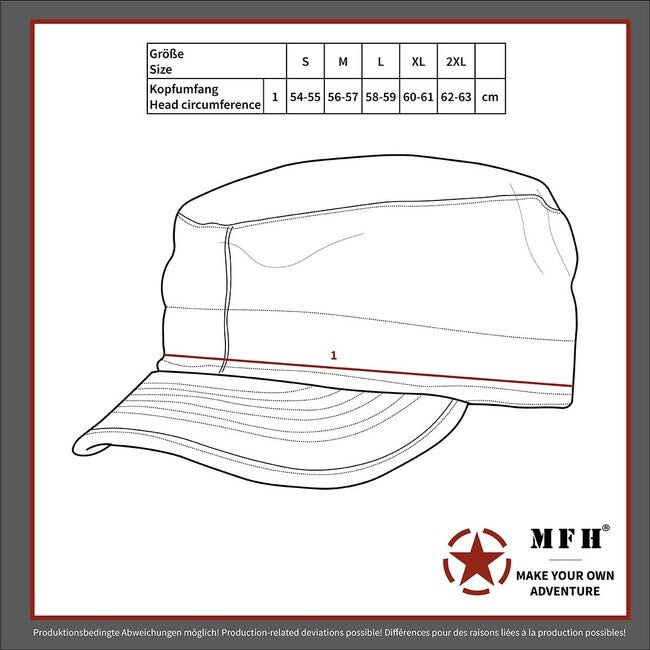 MFH Rip-Stop Cap, Black
