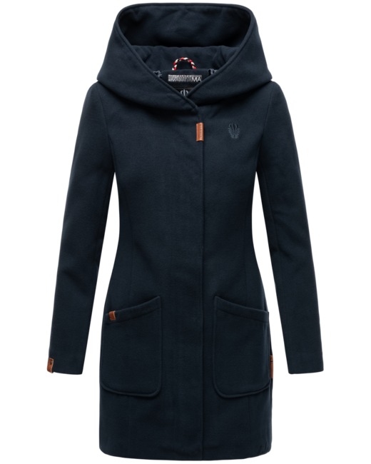 Marikoo MAIKOO women's winter coat with hood, Dark navy