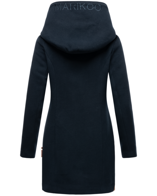 Marikoo MAIKOO women's winter coat with hood, Dark navy