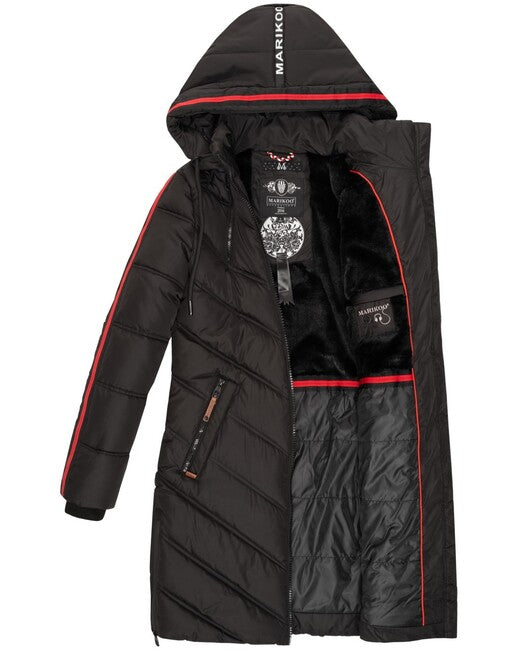 Marikoo ARMASA women's winter jacket, red