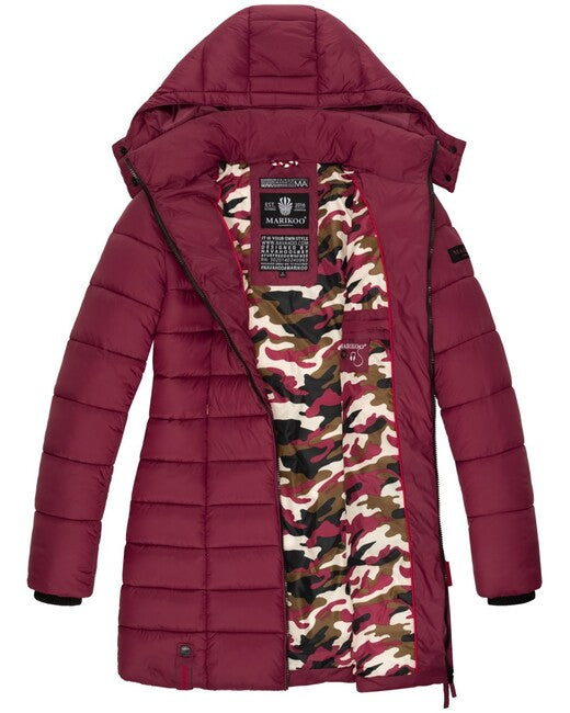 Marikoo ABENDSTERNCHEN Women's Quilted Hooded Jacket