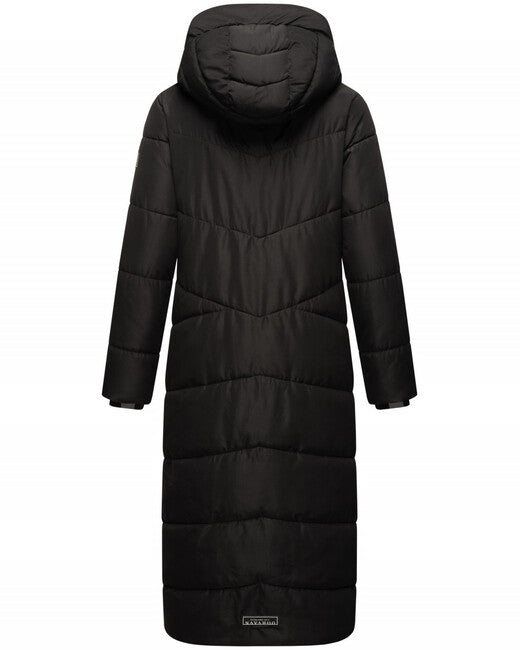 Navahoo HINGUCKER Women's Winter Jacket with Hood, Black