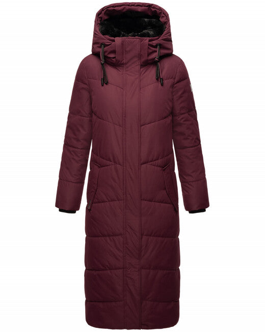 Navahoo HINGUCKER Women's Winter Jacket with Hood, Wine