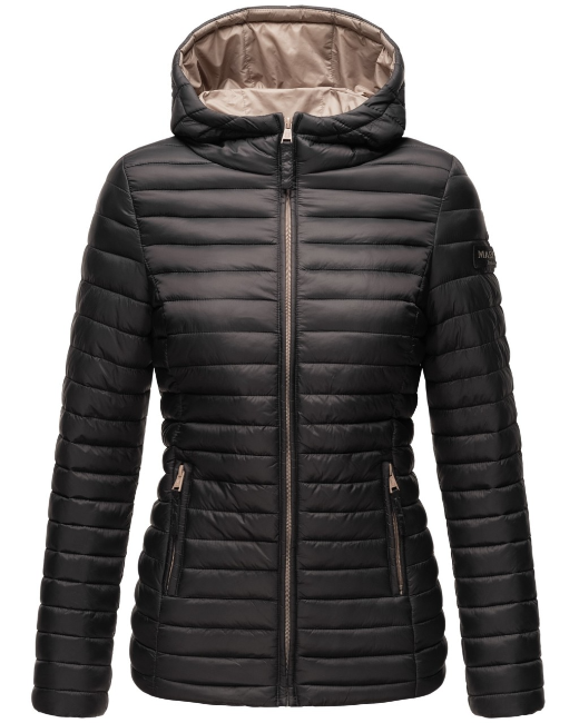 Marikoo Women's Asraa Transitional Jacket with Hood, Black
