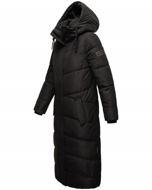 Navahoo HINGUCKER Women's Winter Jacket with Hood, Black