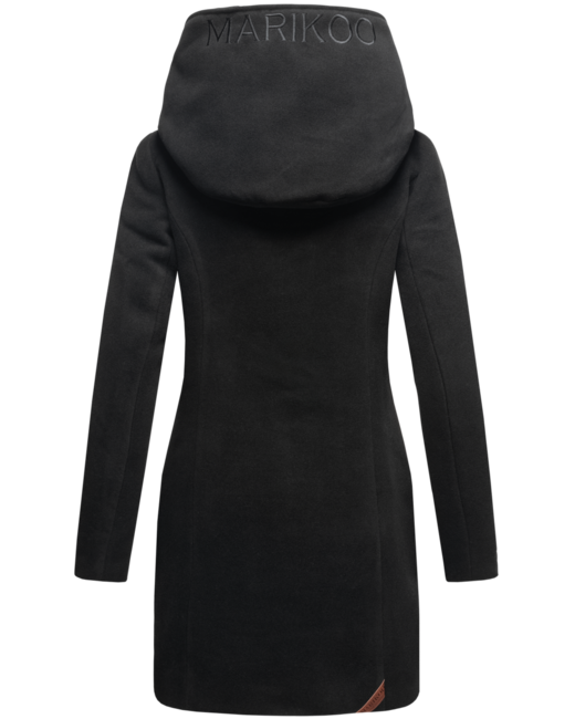 Marikoo MAIKOO women's winter coat with hood, red