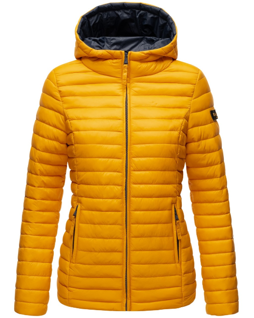 Marikoo Women's Transition Jacket Asraa with Hood, Yellow
