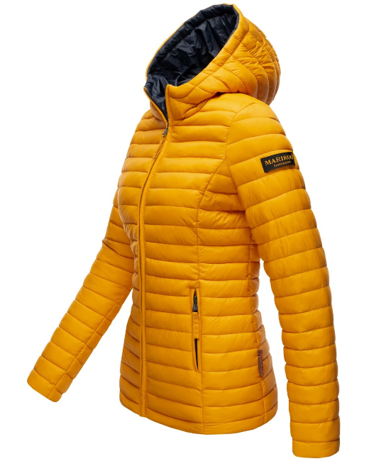 Marikoo Women's Transition Jacket Asraa with Hood, Yellow