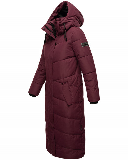 Navahoo HINGUCKER Women's Winter Jacket with Hood, Wine
