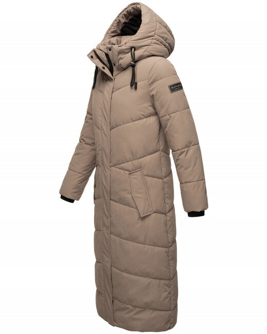 Navahoo HINGUCKER Women's Winter Jacket with Hood, Light Grey