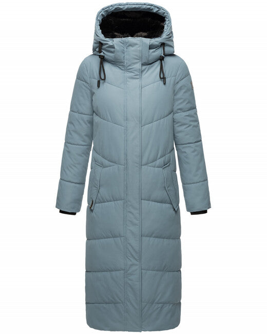 Navahoo HINGUCKER Women's Winter Jacket with Hood, Powder Blue