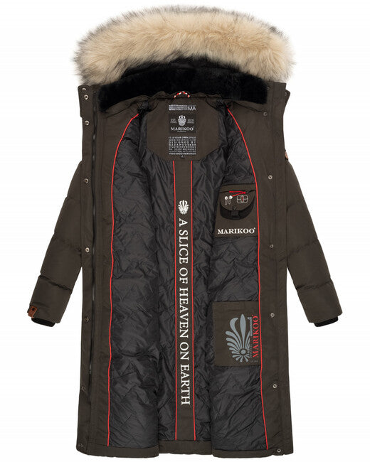 Marikoo Women's Winter Jacket with Hood Schneesternchen