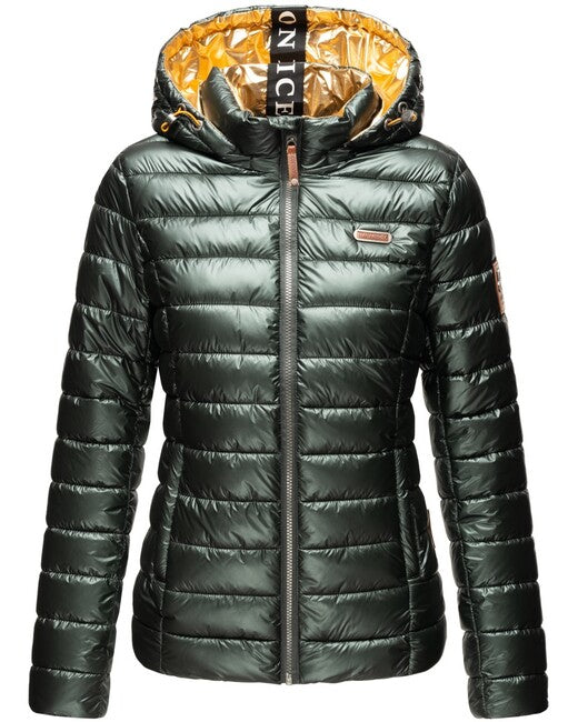 Navahoo Aurelianaa women's winter hooded jacket, olive