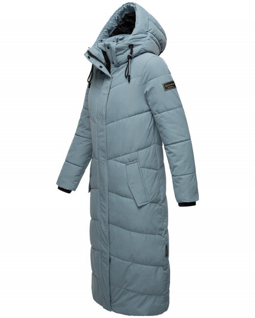 Navahoo HINGUCKER Women's Winter Jacket with Hood, Powder Blue