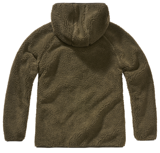 Brandit Teddy Women's Fleece Jacket, Olive
