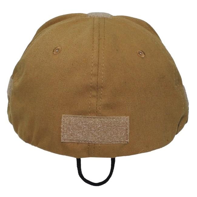 MFH Operations Cap with Velcro Panels, Coyote Tan