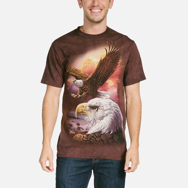 The Mountain tričko 3D orol, unisex