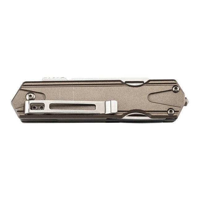 Herbertz Multifunctional One-Hand Knife 6.5cm, 7 Functions, Aluminum, Gold