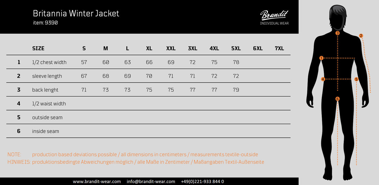 Brandit Britannia Winter Jacket, Blizzard Camo