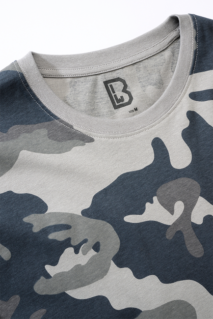 Brandit T-Shirt, Grey Camo