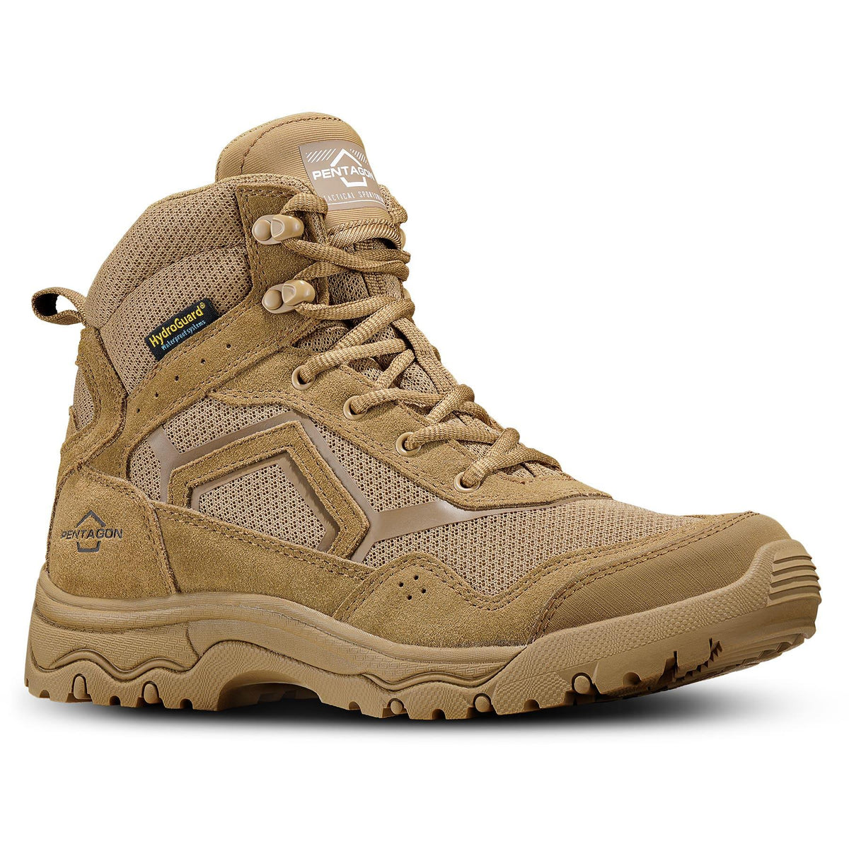 Pentagon Scorpion V2 Suede 6" Tactical Boot, Coyote