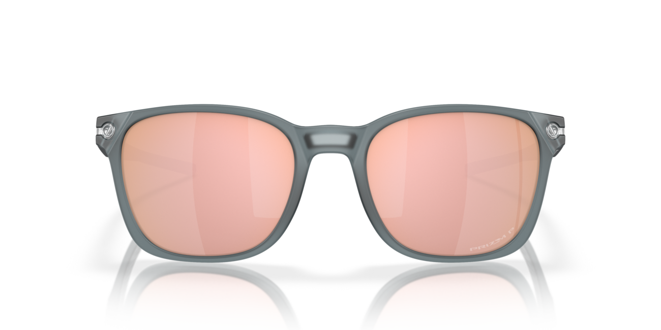 Oakley Ojector Sunglasses, Matte Crystal Black Frame, Prizm Rose Gold Polar Lenses, 55