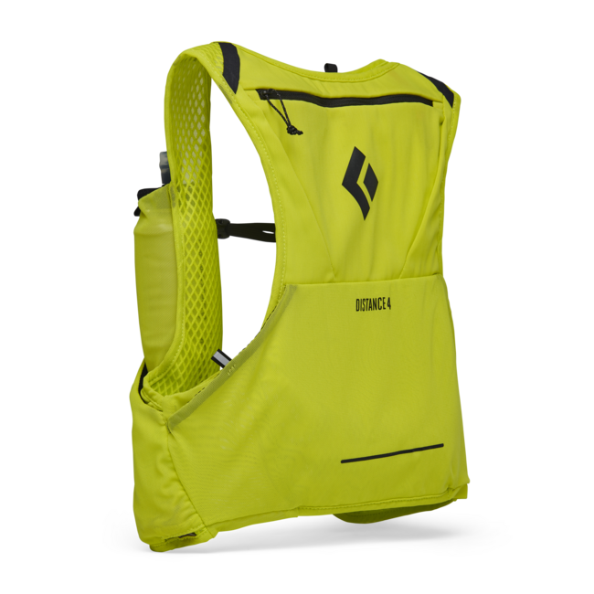 Black Diamond Distance 4 Running Hydration Vest, Optical Yellow