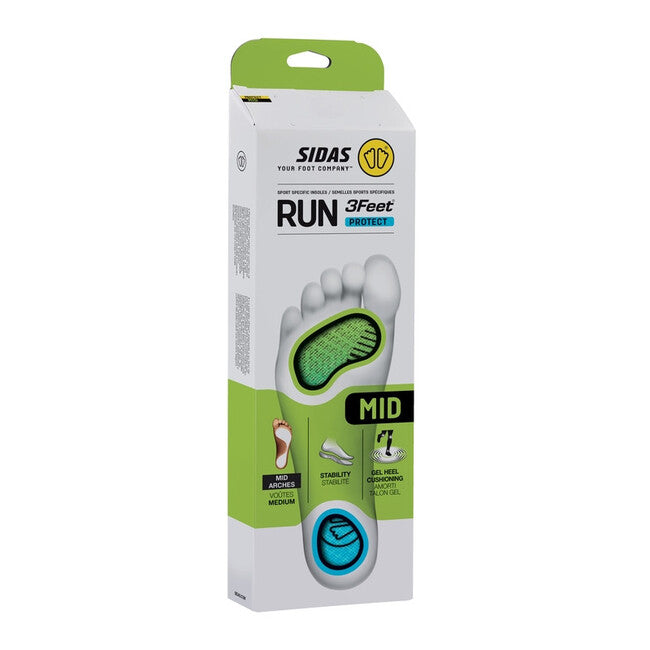 Sidas Run 3Feet Protect Mid Insoles with Support