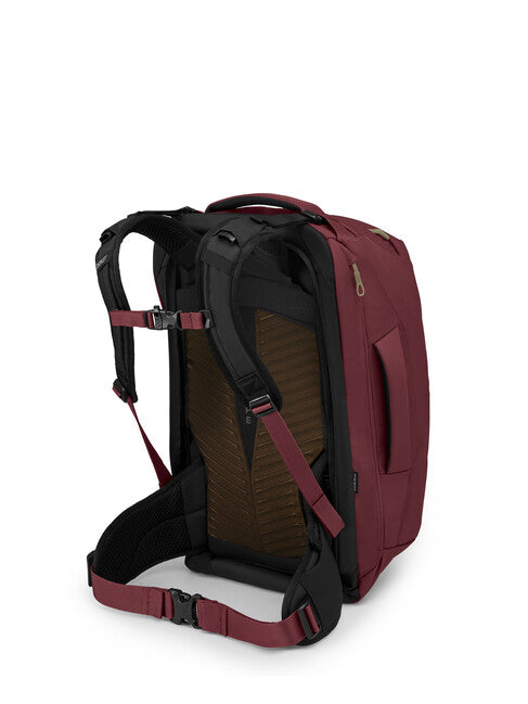 Osprey Fairview 40 Travel Backpack, Zircon Red