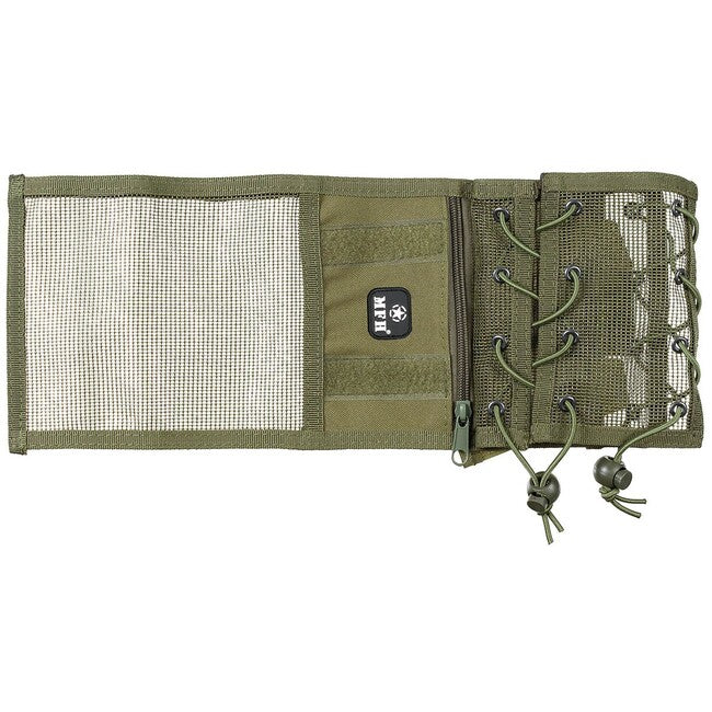 MFH Wrist Bag, Olive Green, with Money and Map Pocket