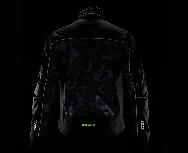 BENNON Camos Softshell Jacket, Black/Grey