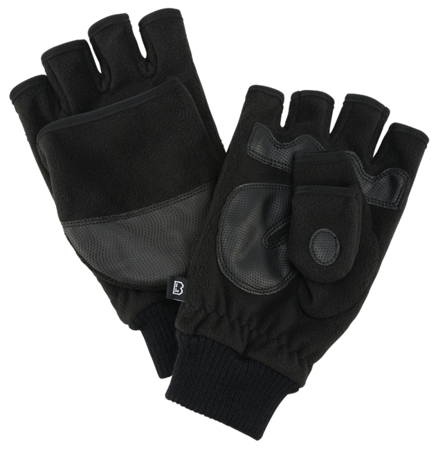 Brandit Fingerless Gloves, Black