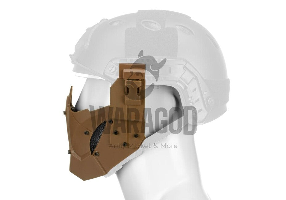 Pirate Arms Warrior Half Mask, Coyote