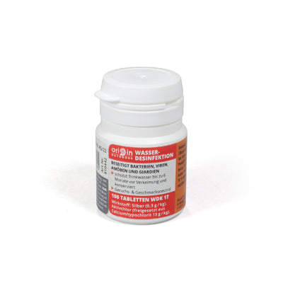 Origin Outdoors Water Disinfection Tablets, 100 pcs