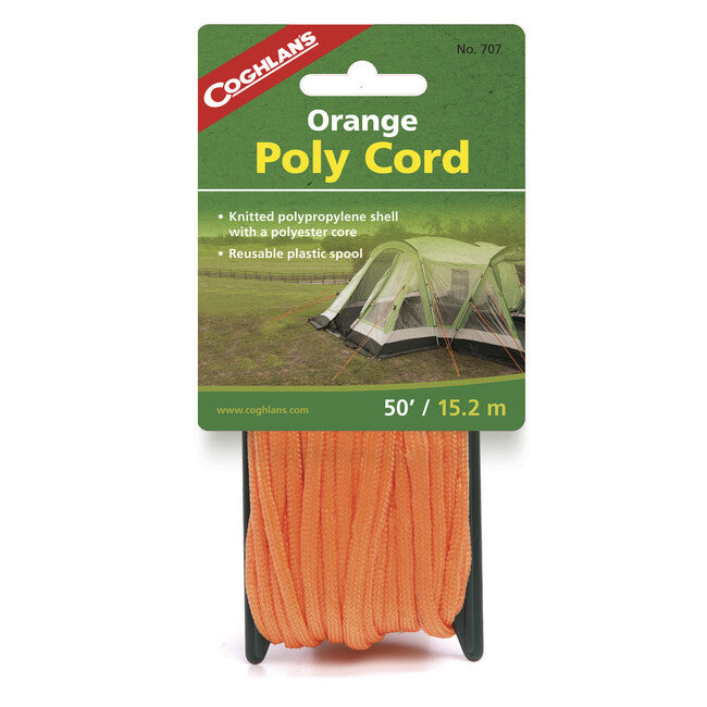 Coghlans Nylon Rope 6 mm, 15 m, Orange