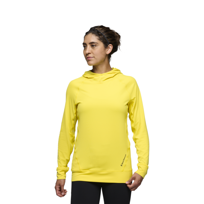 Black Diamond Alpenglow Women's Hoodie, Clean Yellow