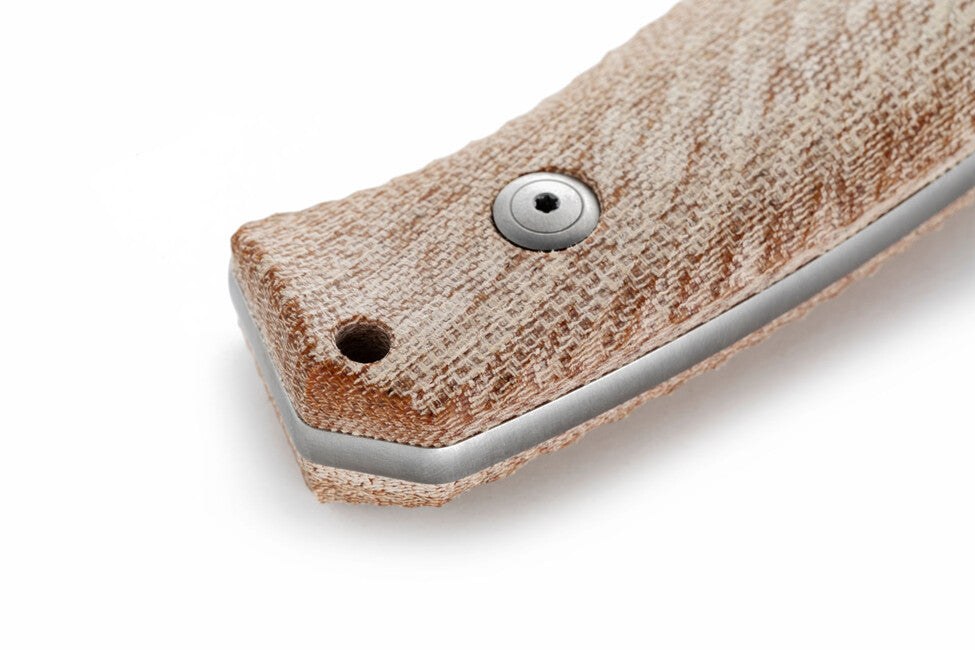 Lionsteel M3 Hunting Knife with Natural Canvas Handle, CVN