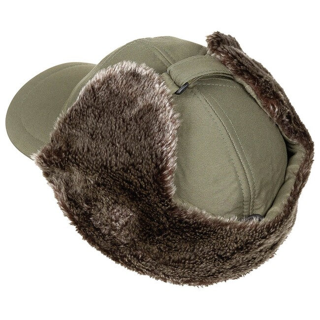 Fox Outdoor Trapper Winter Beanie, Olive Drab Green