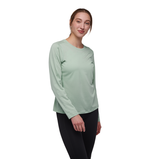 Black Diamond Lightwire Tech Men's Long Sleeve T-Shirt, Foam Green