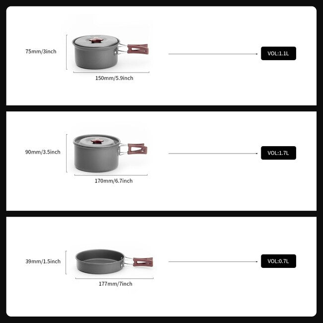Fire Maple FMC-202 Compact Cooking Set