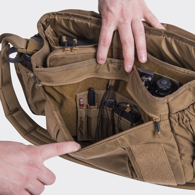 Helikon-Tex Urban Shoulder Bag Medium Cordura Black Shadow Grey