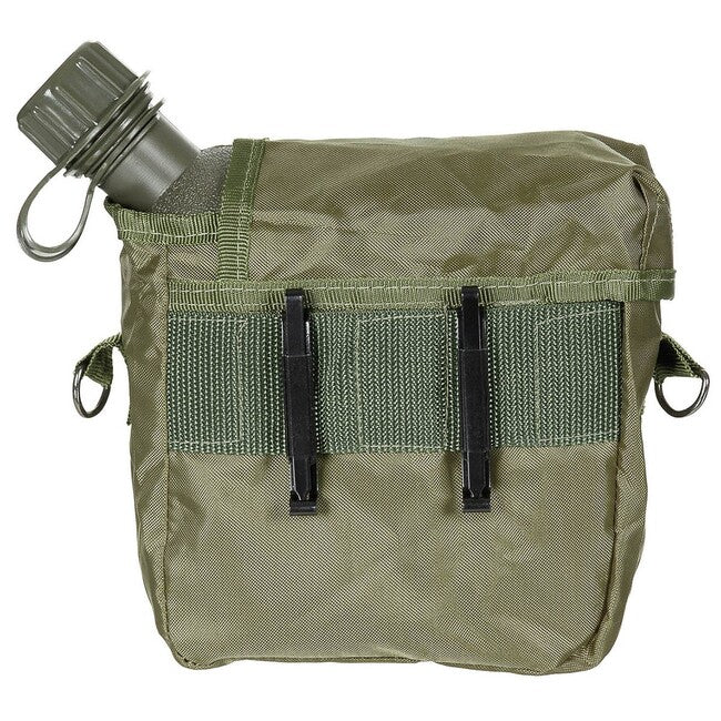 MFH Poľná fľaša hranatá, cca 2L, OD green