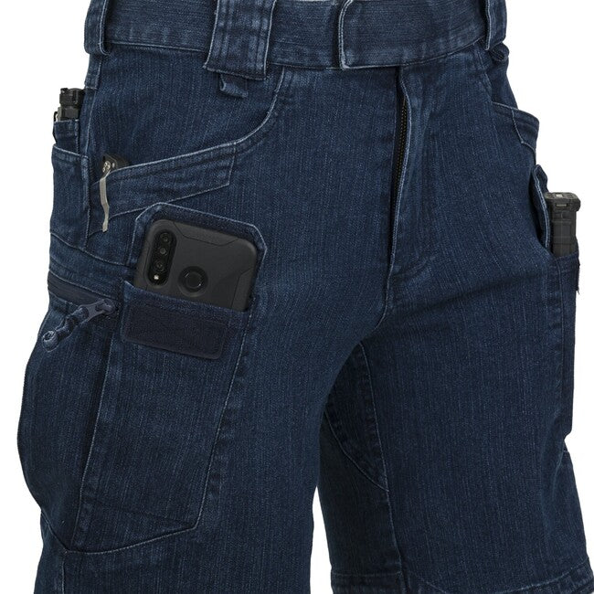 Helikon-Tex UTS Shorts 8.5" Tactical, Navy Blue Denim Stretch