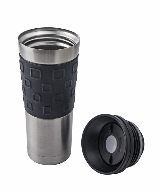 BasicNature Grip Termohrnček z nehrdzavejúcej ocele 0,45 l