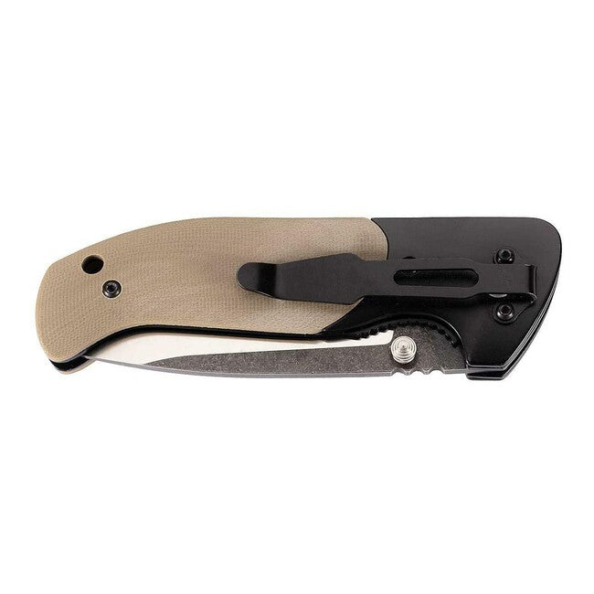 Herbertz TOP-Collection Single-Hand Pocket Knife 8.5cm, Stainless Steel, G10, Sand
