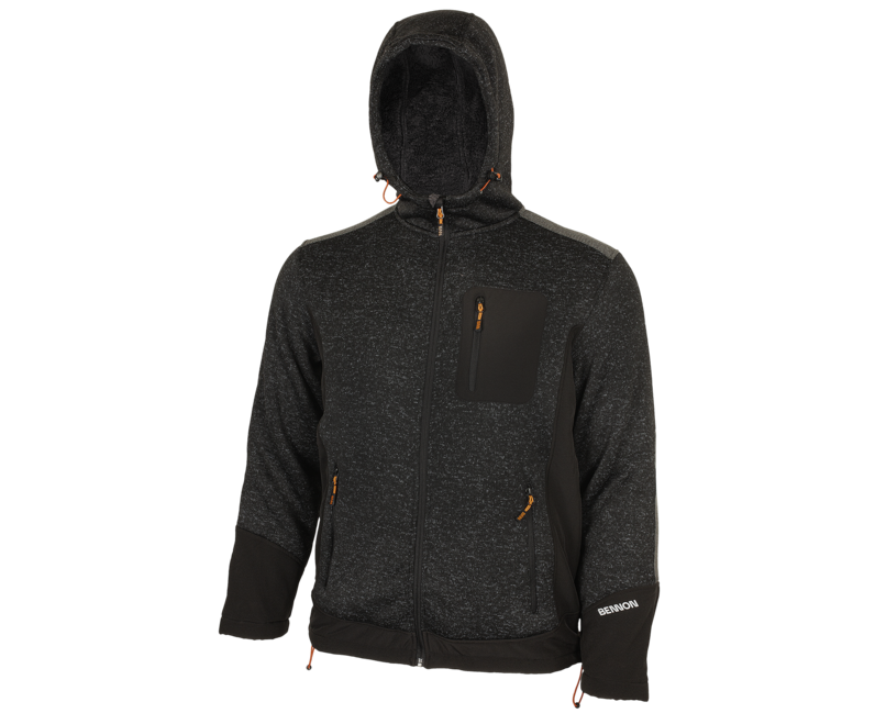 BENNON Nortos Hoodie, Grey/Black