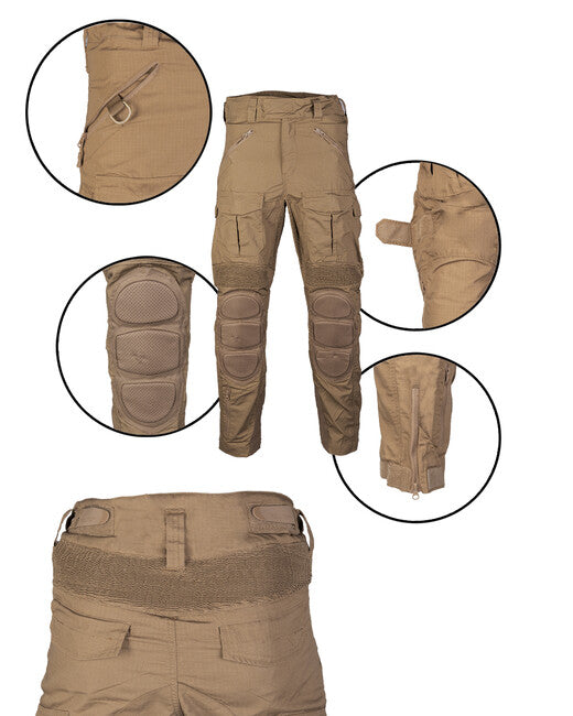 Mil-Tec Combat Chimera Tactical Pants, Dark Coyote