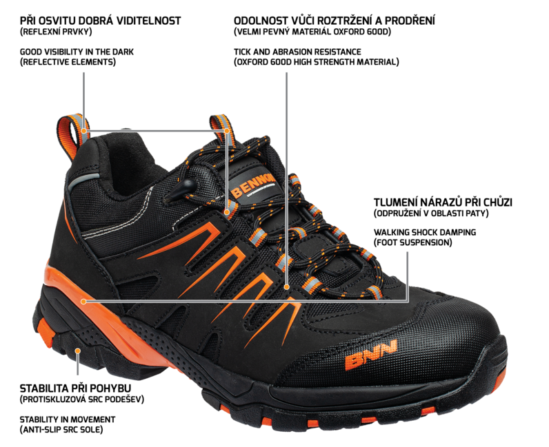 Bennon Orlando XTR O2 NM Low Work Shoes
