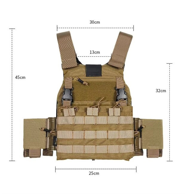 DRAGOWA Tactical Taktická vesta Lightning, čierna